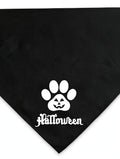 Bandana - Halloween dog Bandana Pumpkin paw.