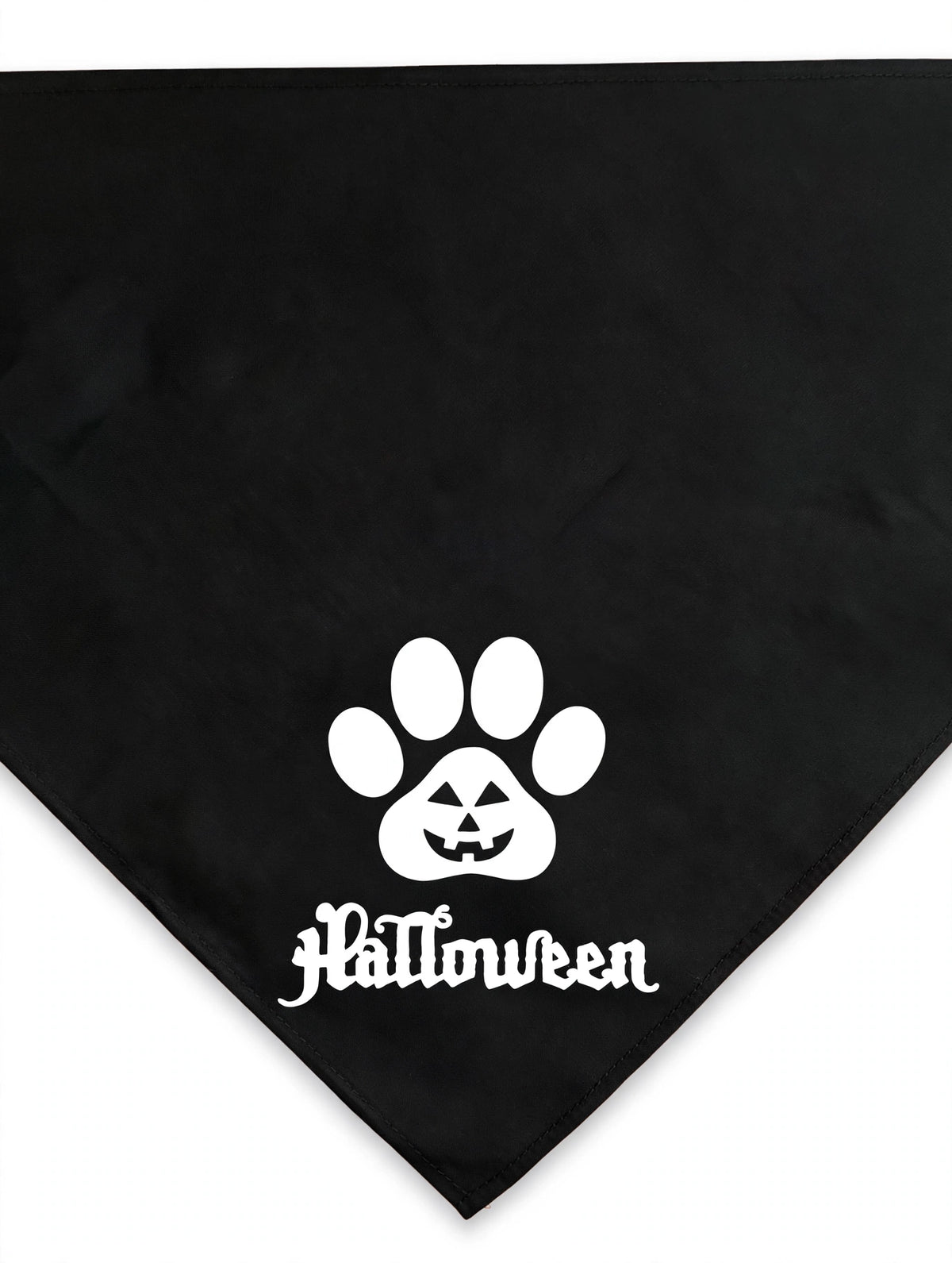 Bandana - Halloween dog Bandana Pumpkin paw.