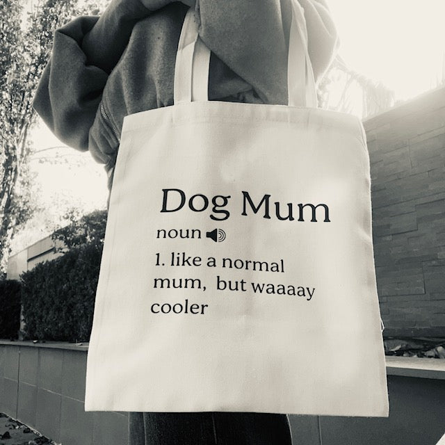 Essential Dog Mum Canvas Shopper