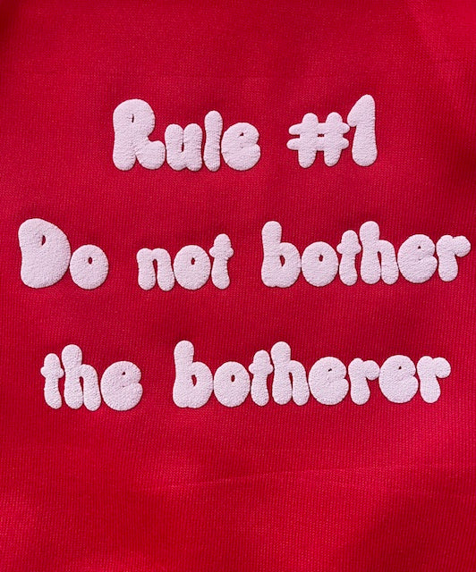 Dog Hoodie - Do not Bother the Botherer