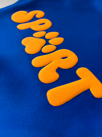 SP🐾RT Furbaby Puff Vinyl Hoodie Royal Blue