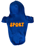 SP🐾RT Furbaby Puff Vinyl Hoodie Royal Blue