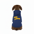 Brown Dachshund Blue Hoodie - Rear Facing