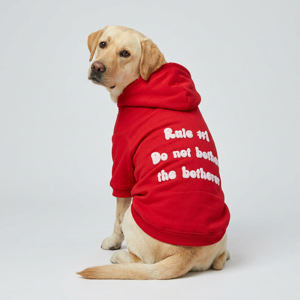 Dog Hoodie - Do not Bother the Botherer
